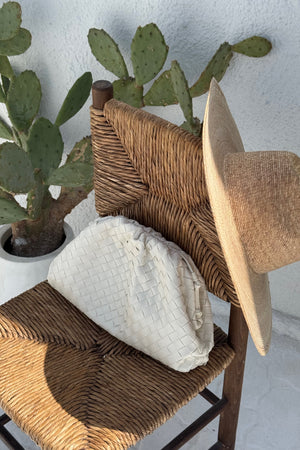 CELESTE COLLECTIVE - CELINE POUCH - MAXI - BUTTERCREAM