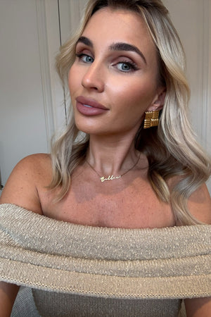 GOLD SQUARE EARRINGS