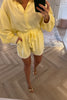 LEMON SHORTS AND SHIRT CO-ORD