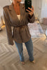 SILKY MINK SOFT TIE BLAZER