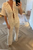 CROCHET TOP AND TROUSER CO-ORD