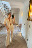 CROCHET TOP AND TROUSER CO-ORD