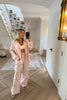 PINK PRINTED CHEESE CLOTH TROUSER CO-ORD
