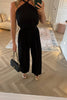 BLACK BALLOON LEG JUMPSUIT