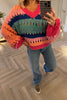 SOFT OPEN KNIT V NECK JUMPER