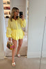 YELLOW SKORT CHEESECLOTH CO-ORD