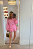 PINK SKORT CHEESECLOTH CO-ORD