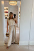 STONE BUBBLE HEM TROUSER CO-ORD