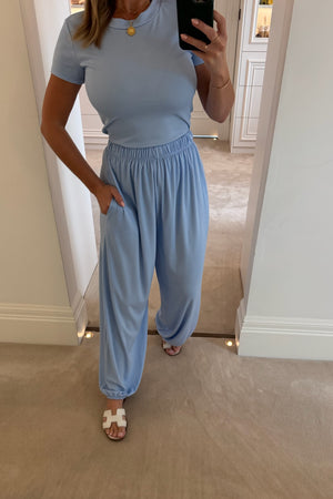 BLUE BALLON LEG AND T-SHIRT CO-ORD