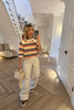 MULTI COLOURED SHORT SLEEVE KNIT