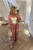 DUSKY PINK AND CREAM JACKET AND TROUSER CO-ORD