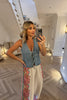 STRETCH DENIM WAISTCOAT