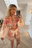 PAISLEY AND FLORAL SHIRT AND SHORTS CO-ORD