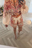 PAISLEY AND FLORAL SHIRT AND SHORTS CO-ORD