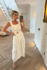 WHITE FRILLED SKIRT AND TOP CO-ORD