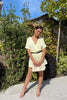 LEMON CHEESECLOTH PLAYSUIT