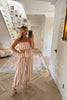 BEIGE AND CREAM STRIPE CO ORD
