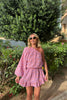 LILAC AND ORANGE CHEESECLOTH PLAYSUIT