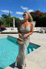 MULTI COLOUR SOFT STRETCH MAXI DRESS