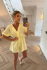 LEMON CHEESECLOTH PLAYSUIT
