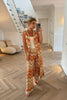 AMBER AND GOLD TROUSER CO-ORD