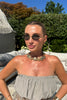 GOLD DISC NECKLACE