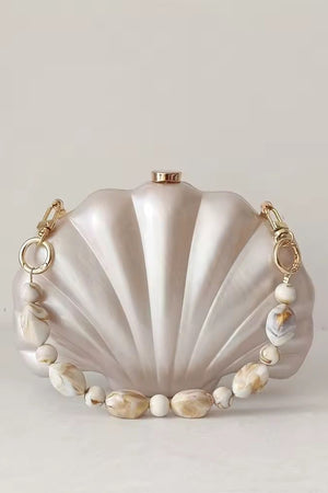 CELESTE COLLECTIVE - CHANTILLY SHELL ACRYLIC BAG