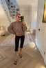 BURGUNDY CHECKED BOMBER JACKET