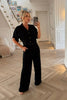 BLACK TROUSER AND SHIRT CO-ORD