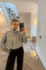 LIGHTWEIGHT BLACK GINGHAM JACKET