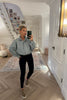 LIGHTWEIGHT NAVY GINGHAM JACKET