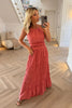 ROSE PINK MAXI SKIRT AND TOP CO-ORD
