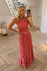 ROSE PINK MAXI SKIRT AND TOP CO-ORD