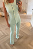 PALE GREEN SOFT KNIT TUNIC AND TROUSER CO-ORD