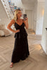 DARK BROWN MAXI SKIRT AND CAMI TOP CO-ORD