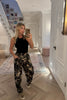 KHAKI CAM0 TROUSERS