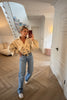 BEIGE TRENCH BOMBER JACKET