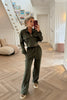 KHAKI SOFT STRETCH TROUSER CO-ORD