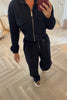 NAVY SOFT STRETCH TROUSER CO-ORD
