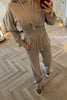 SOFT MINK ACID WASH HODDIE AND TROUSER CO-ORD