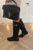 BLACK KNEE LENGTH BOOTS