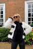 MYNELLY PREMIUM CREAM AND BLACK FAUX FUR JACKET