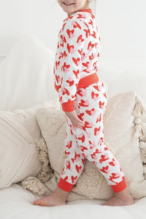CHILDS LOVE HEART PYJAMAS